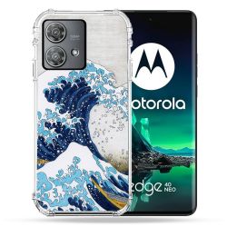 Coque Renforcée Pour Motorola Edge 40 Neo Peinture La Grande Vague