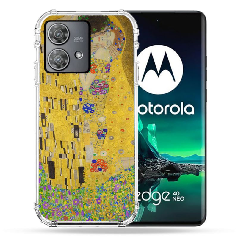 Coque Renforcée Pour Motorola Edge 40 Neo Peinture Le Baiser