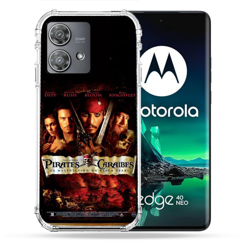 Coque Renforcée Pour Motorola Edge 40 Neo Pirate Des Caraibes