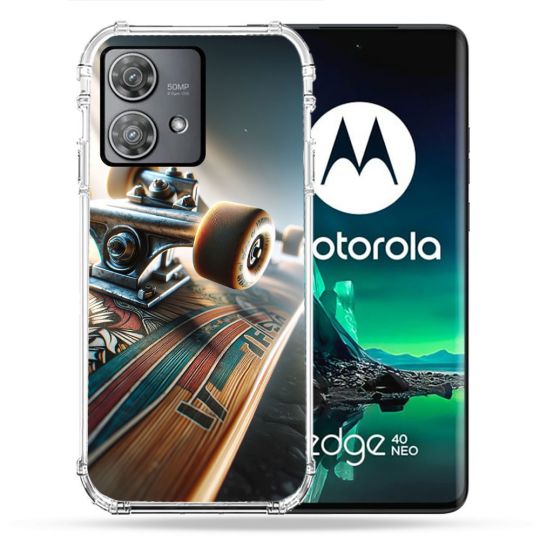 Coque Renforcée Pour Motorola Edge 40 Neo Planche Skate