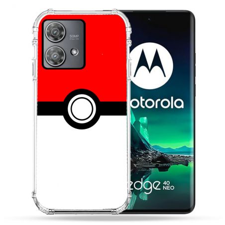 Coque Renforcée Pour Motorola Edge 40 Neo Pokemon Pokeball