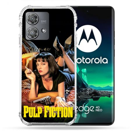 Coque Renforcée Pour Motorola Edge 40 Neo Pulp Fiction Affiche
