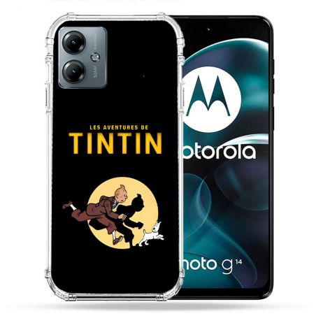 Coque Renforcée Pour Motorola G14 4G Tintin Classique