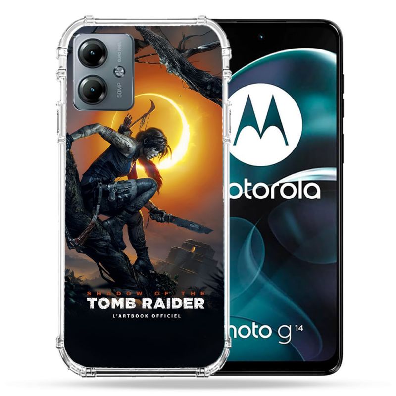 Coque Renforcée Pour Motorola G14 4G Tomb Raider