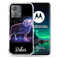 Coque Renforcée Pour Motorola Edge 40 Neo Signe Zodiaque 2 Bélier