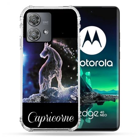Coque Renforcée Pour Motorola Edge 40 Neo Signe Zodiaque 2 Capricorne