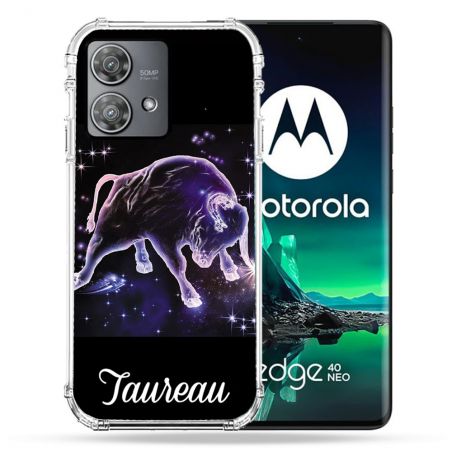 Coque Renforcée Pour Motorola Edge 40 Neo Signe Zodiaque 2 Taureau