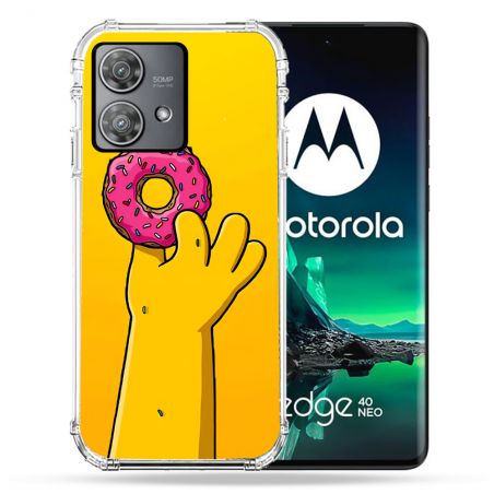 Coque Renforcée Pour Motorola Edge 40 Neo Simpson Donuts