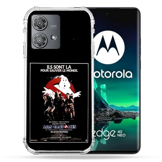 Coque Renforcée Pour Motorola Edge 40 Neo SOS Fantome Affiche