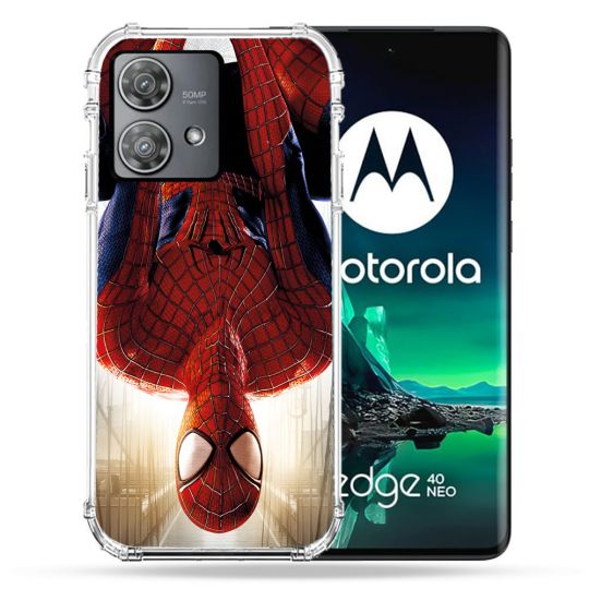 Coque Renforcée Pour Motorola Edge 40 Neo Spiderman Invers