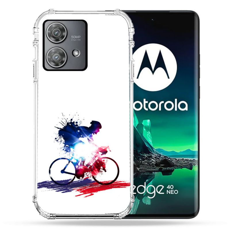 Coque Renforcée Pour Motorola Edge 40 Neo Sport Cyclisme France