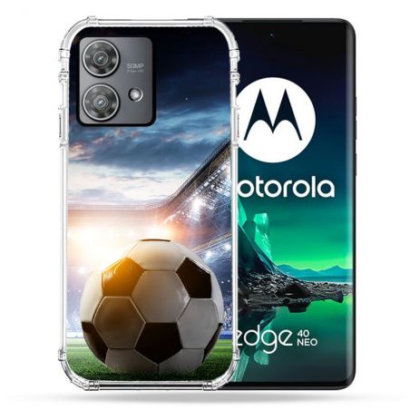 Coque Renforcée Pour Motorola Edge 40 Neo Sport Football Stade