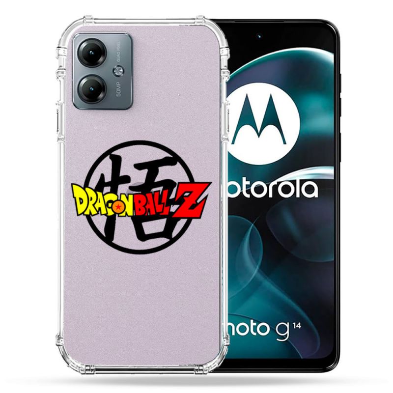 Coque Transparente Pour Motorola G14 4G Dragon Ball Logo