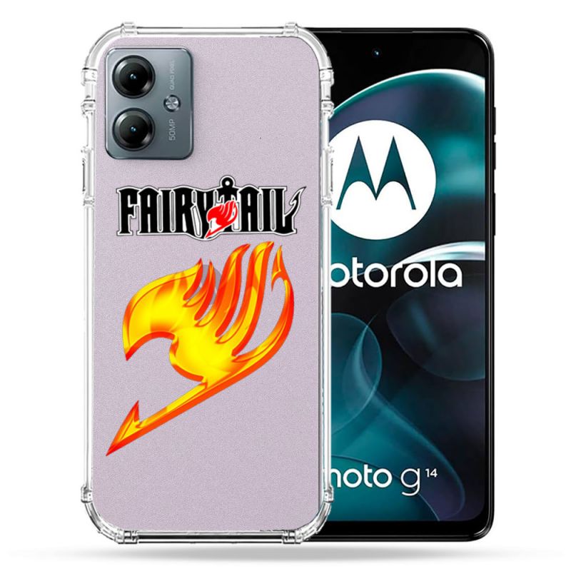 Coque Transparente Pour Motorola G14 4G Fairy Tail