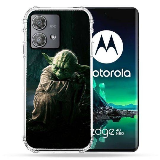 Coque Renforcée Pour Motorola Edge 40 Neo Star Wars - Yoda sombre