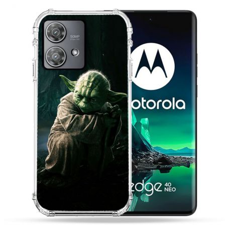Coque Renforcée Pour Motorola Edge 40 Neo Star Wars - Yoda sombre