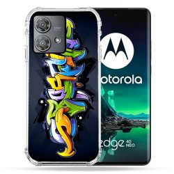 Coque Renforcée Pour Motorola Edge 40 Neo Street Art Graffiti