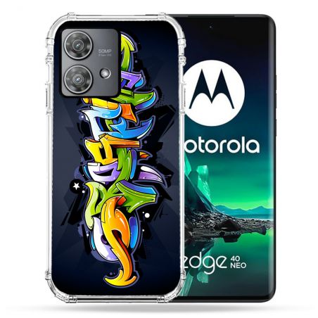 Coque Renforcée Pour Motorola Edge 40 Neo Street Art Graffiti