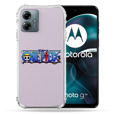 Coque Transparente Pour Motorola G14 4G One Piece Logo