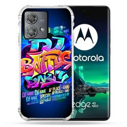 Coque Renforcée Pour Motorola Edge 40 Neo Street Art Rap