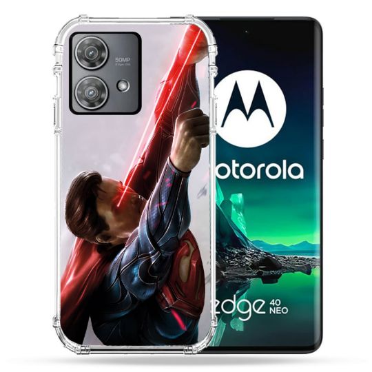 Coque Renforcée Pour Motorola Edge 40 Neo Superman Laser