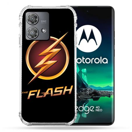 Coque Renforcée Pour Motorola Edge 40 Neo The Flash Logo