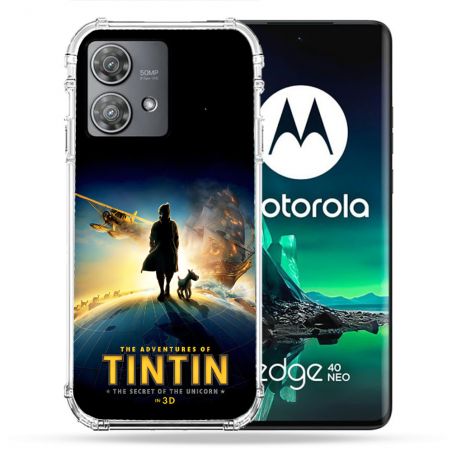 Coque Renforcée Pour Motorola Edge 40 Neo Tintin Affiche