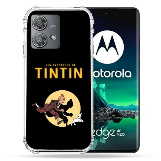 Coque Renforcée Pour Motorola Edge 40 Neo Tintin Classique
