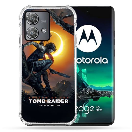 Coque Renforcée Pour Motorola Edge 40 Neo Tomb Raider