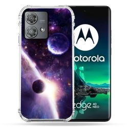 Coque Renforcée Pour Motorola Edge 40 Neo Univers Planete Stellaire