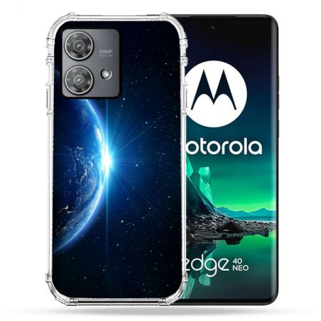 Coque Renforcée Pour Motorola Edge 40 Neo Univers Planete Terre