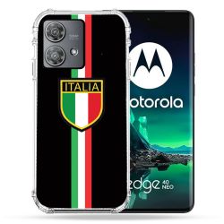 Coque Renforcée Pour Motorola Edge 40 Neo Voyage Italie 3 Noir