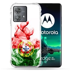 Coque Renforcée Pour Motorola Edge 40 Neo Voyage Portugal Flamme