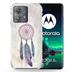 Coque Renforcée Pour Motorola Edge 40 Neo Zen Attrape Reve Blanc