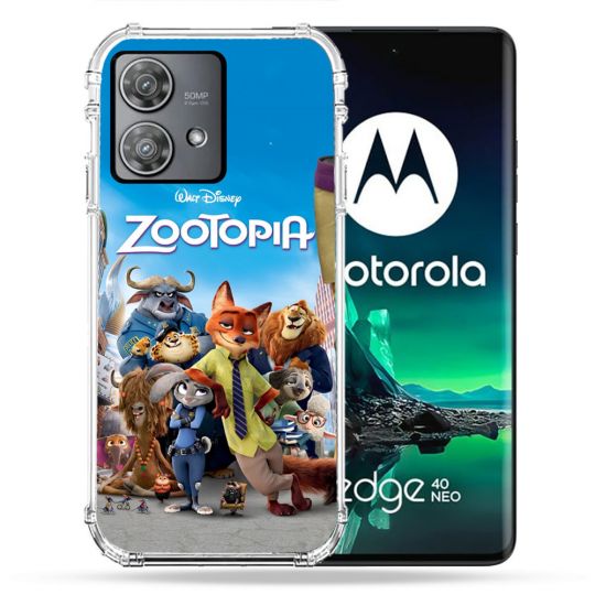 Coque Renforcée Pour Motorola Edge 40 Neo Zootopia