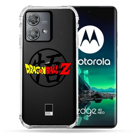 Coque Transparente Pour Motorola Edge 40 Neo Dragon Ball Logo