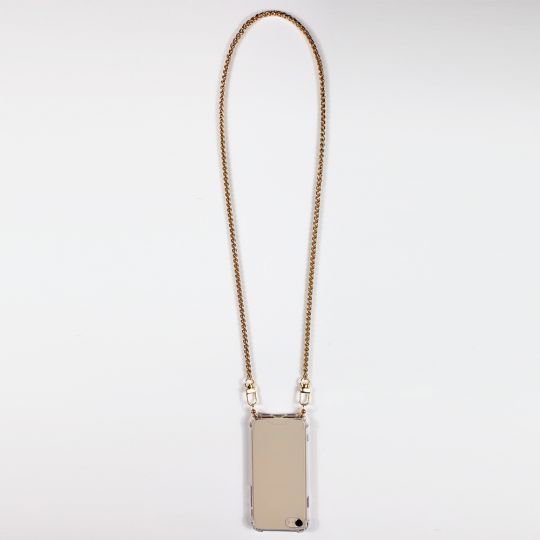 Coque Transparente Pour Motorola G14 4G Lanière / Cordon Metal Serpent Or