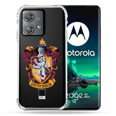 Coque Transparente Pour Motorola Edge 40 Neo Harry Potter Griffindor