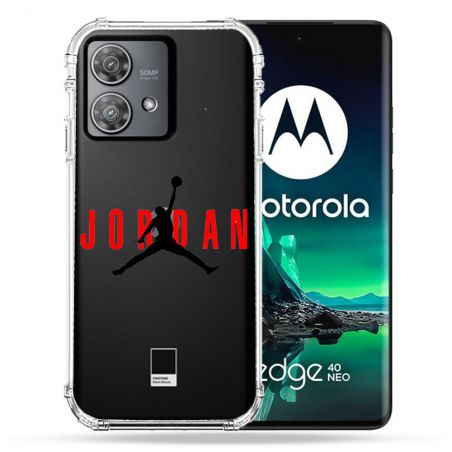 Coque Transparente Pour Motorola Edge 40 Neo Jordan