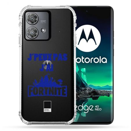 Coque Transparente Pour Motorola Edge 40 Neo Jpeux pas jai Fortnite