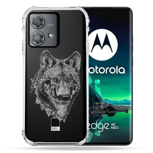 Coque Transparente Pour Motorola Edge 40 Neo Loup