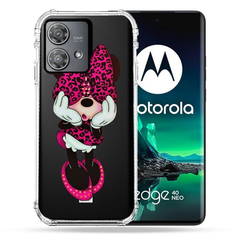 Coque Transparente Pour Motorola Edge 40 Neo Minnie