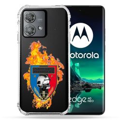 Coque Transparente Pour Motorola Edge 40 Neo Pompier Feu