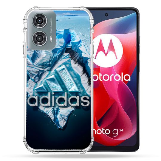 Coque Renforcée Pour Motorola G24 4G Adidas Iceberg