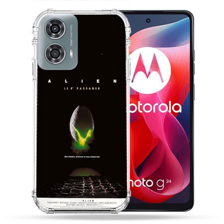 Coque Renforcée Pour Motorola G24 4G Alien Affiche
