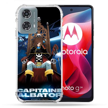 Coque Renforcée Pour Motorola G24 4G Capitaine Albator