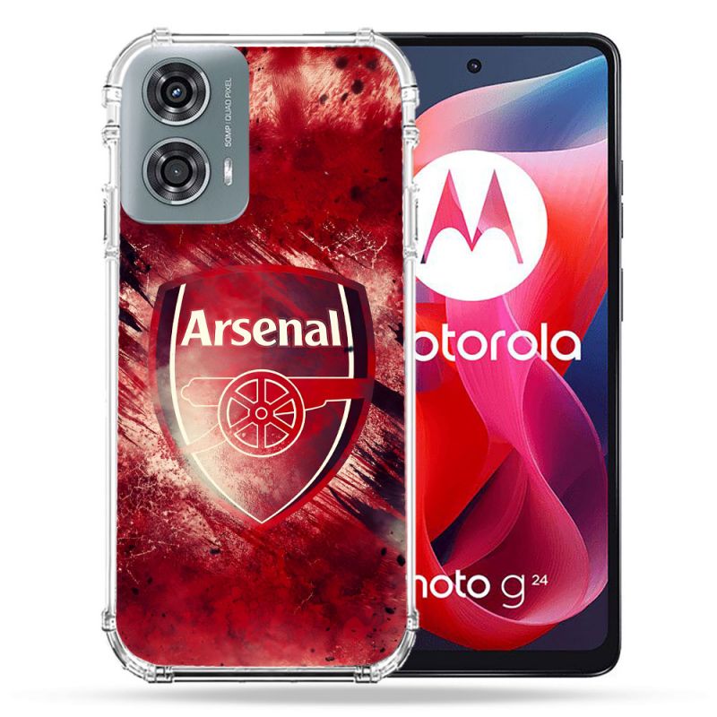 Coque Renforcée Pour Motorola G24 4G Foot Arsenal