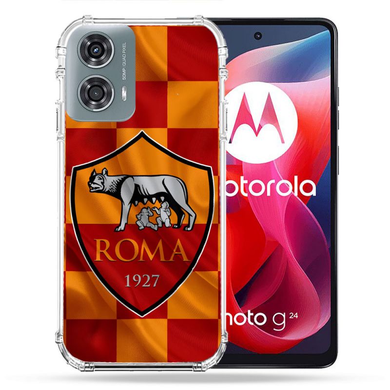 Coque Renforcée Pour Motorola G24 4G Foot As Roma