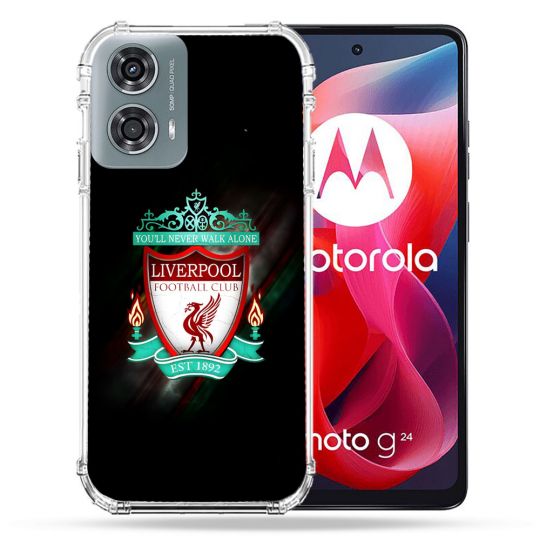 Coque Renforcée Pour Motorola G24 4G Foot Liverpool