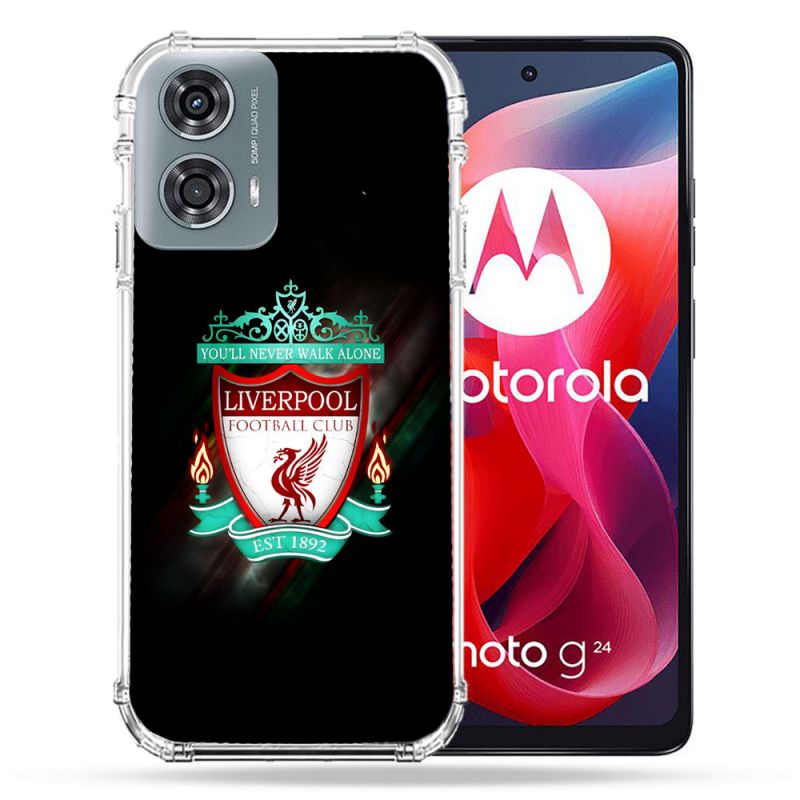 Coque Renforcée Pour Motorola G24 4G Foot Liverpool